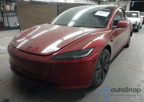 2024 Tesla Model 3 Long Range Dual Motor All-Wheel Drive/Rear-Wheel Drive z USA, uszkodzony, nr VIN 5YJ3E1EA4RF727503